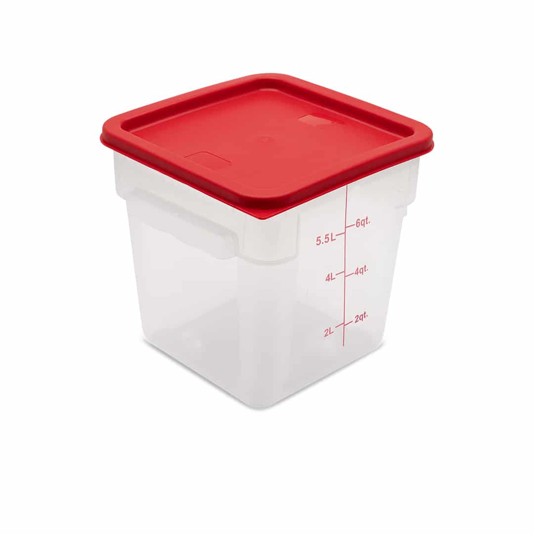 KH Classik Chef Food Grade Square Storage 7.6Lt PP Translucent -5 To 80C°