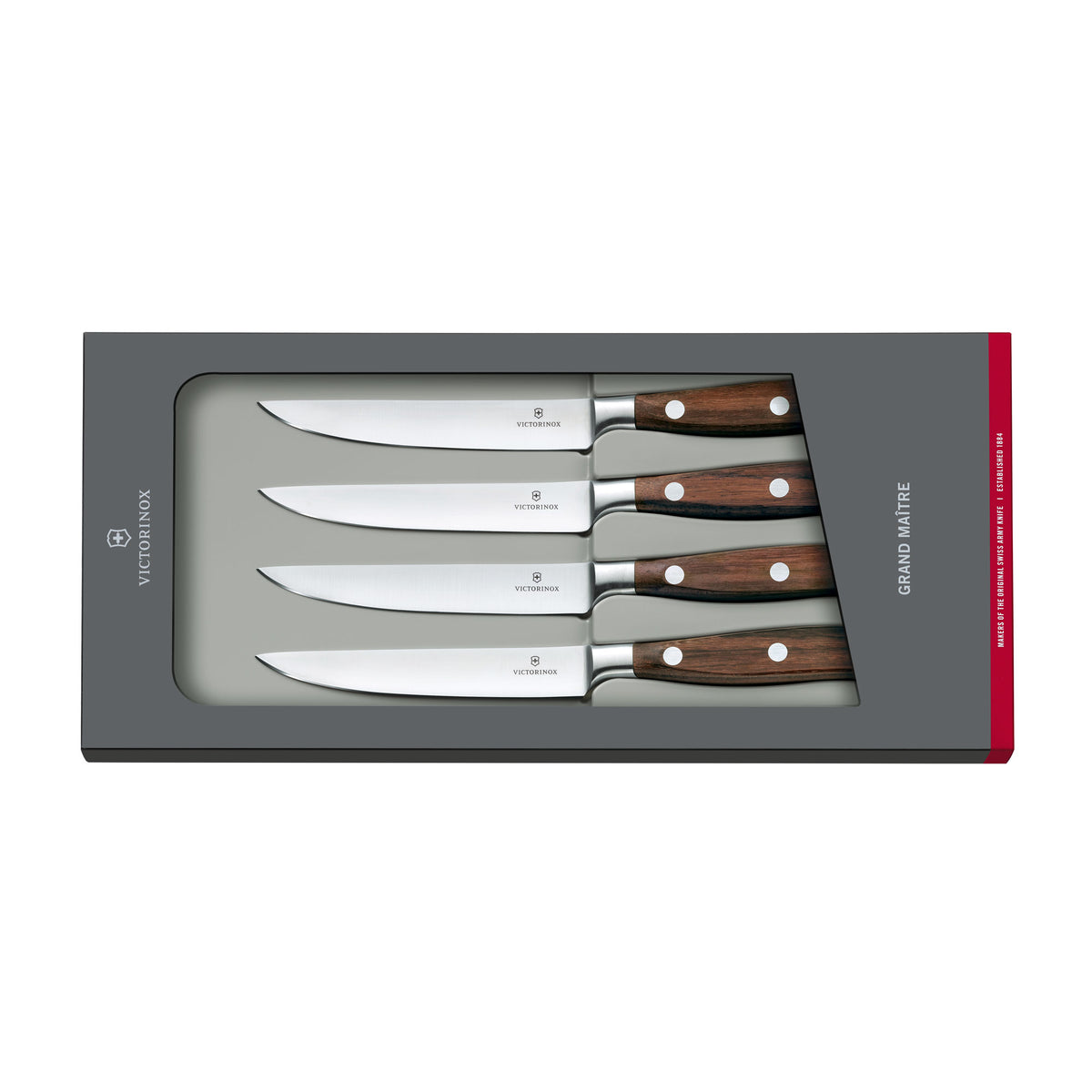 Victorinox Grand Maître 4-Piece Steak Knife Set (Wood)