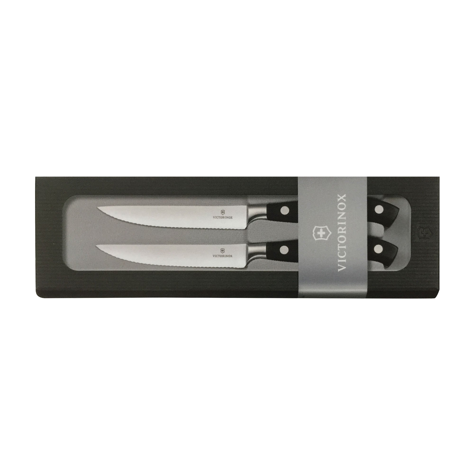 Victorinox Grand Maitre Steak Knife Set, 2 Pieces W - Black