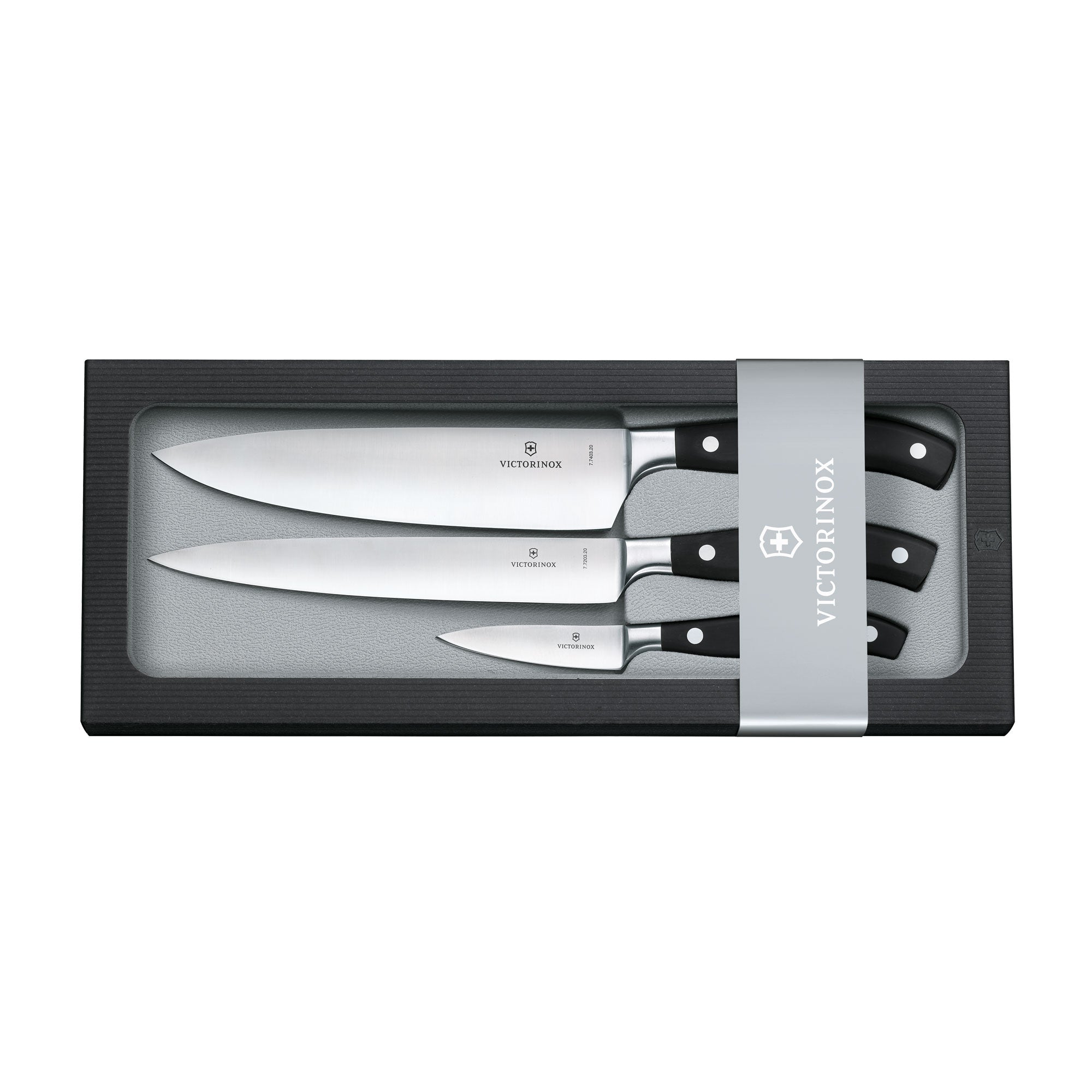 Victorinox Grand Maître Chef's Set, 3 pieces - Black