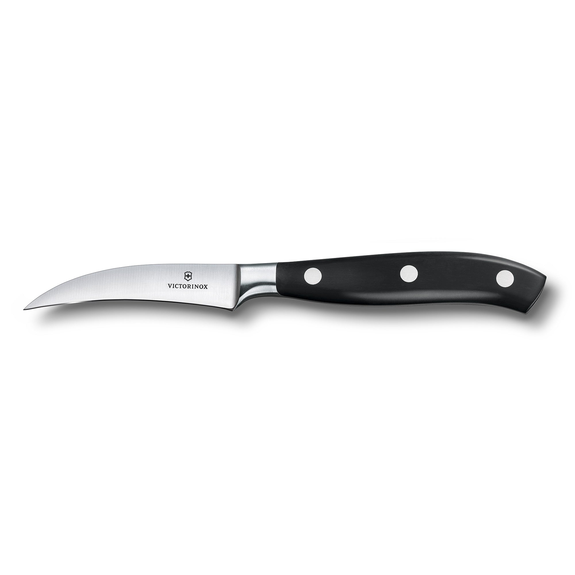 Victorinox Forged Shaping Knife,8 cm,Curved Blade,Gift Boxed - Black