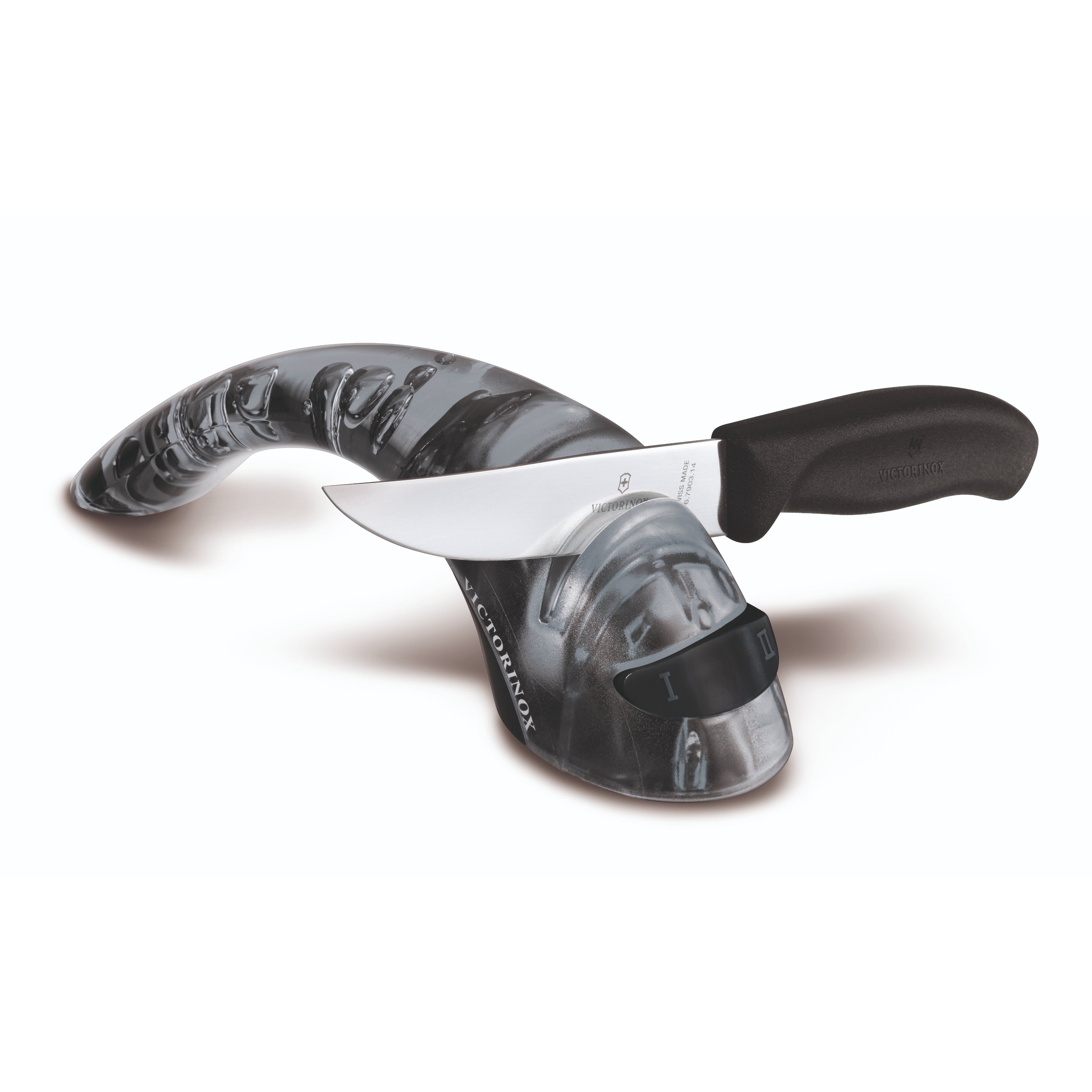 Victorinox Knife Sharpener Ceramic Rolls 2 Stage Grey