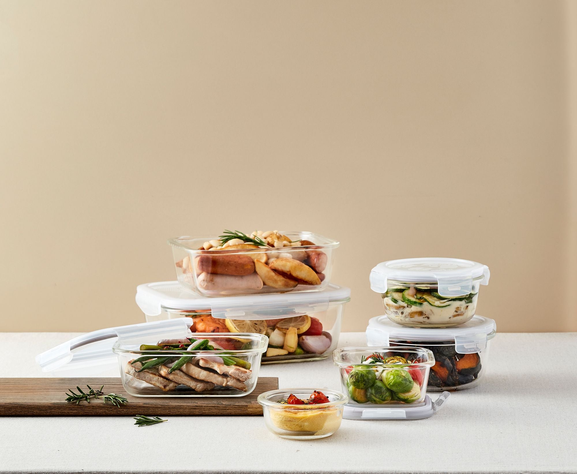 LocknLock Euro Glass Boroseal Heat Resistant Glass Square - 300ml