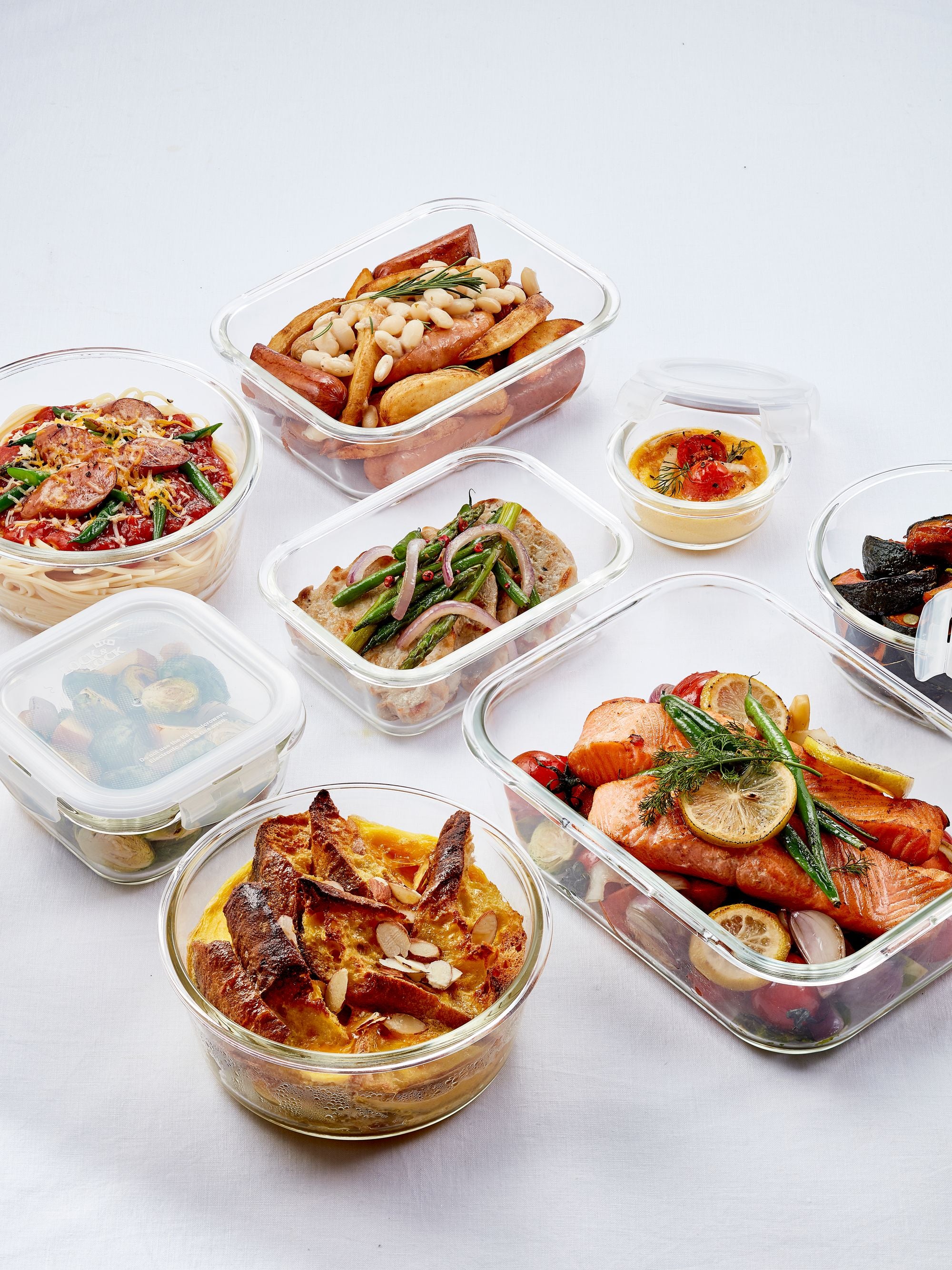 LocknLock Euro Glass Boroseal Heat Resistant Glass Rectangular - 2L