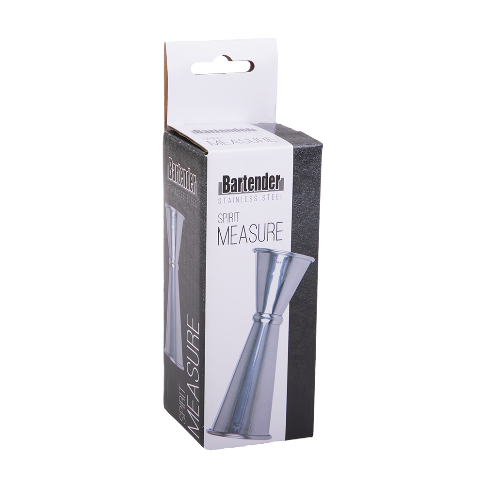 Bartender Stainless Steel Spirit Measure 30/60ml