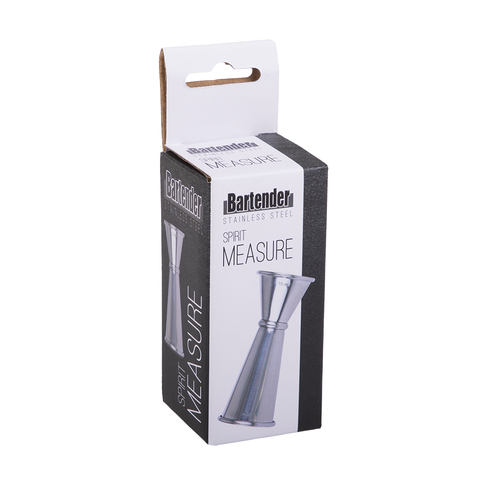 Bartender Stainless Steel Spirit Measure 15/30ml