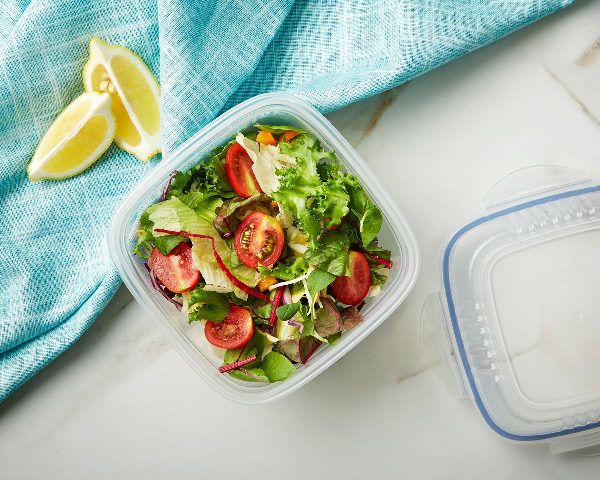 LocknLock Classic Special Salad Lunch Box W/dividers 950ml