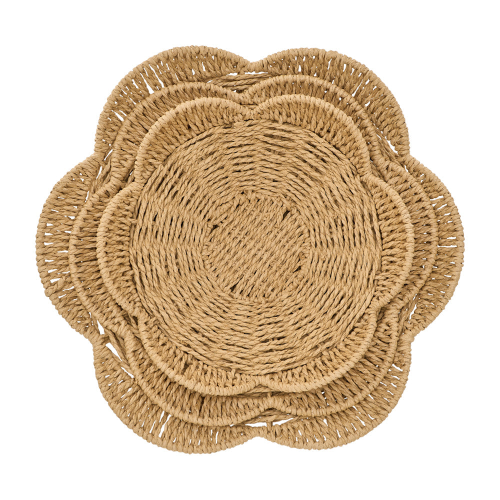 Annabel Trends Papier Woven Bowl Set White