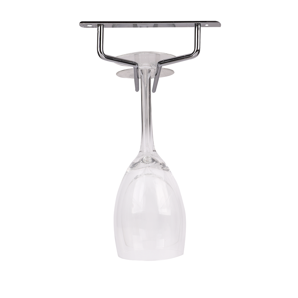 Bartender Single Glass Stemware Rack 28cm - Chrome