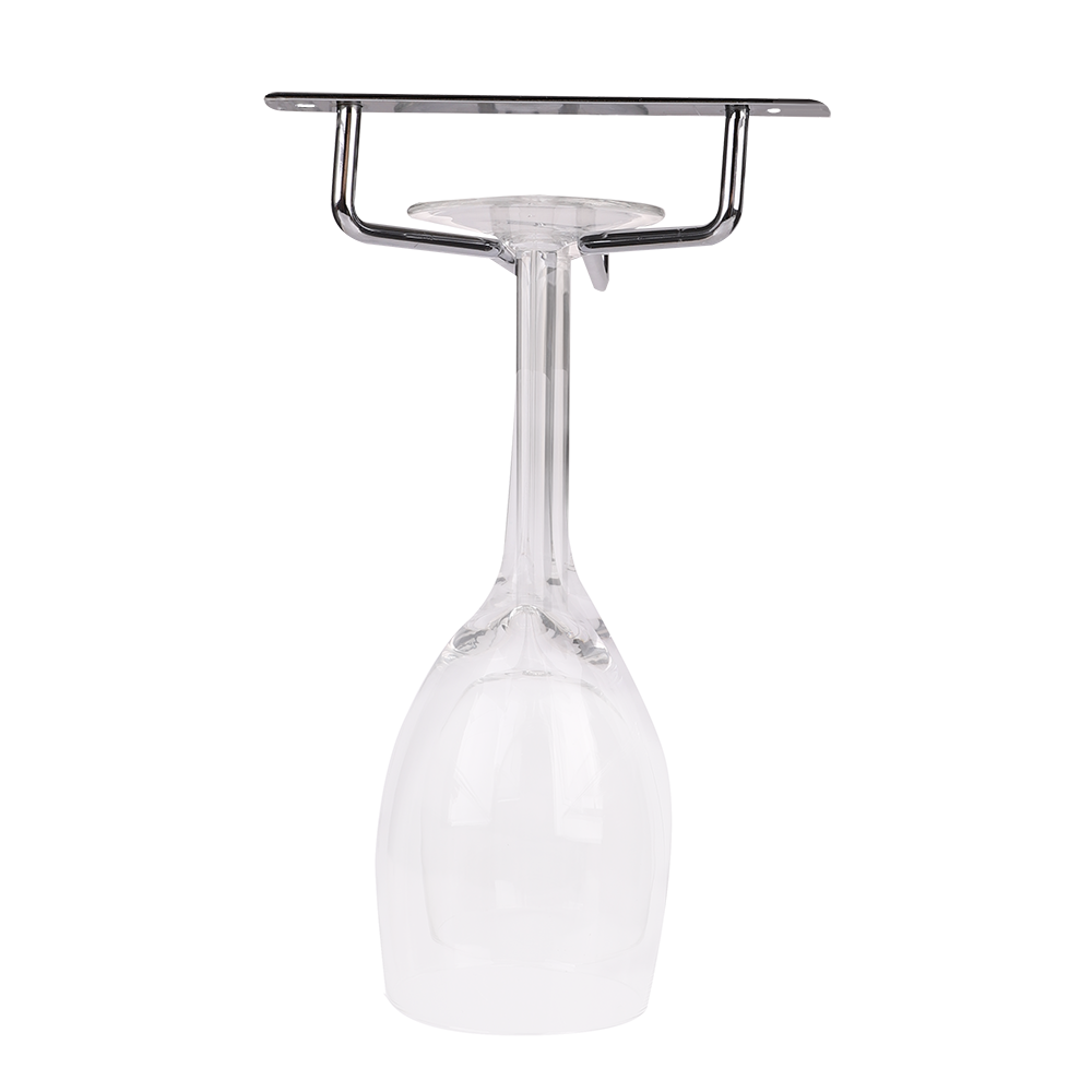 Bartender Single Glass Stemware Rack 28cm - Chrome