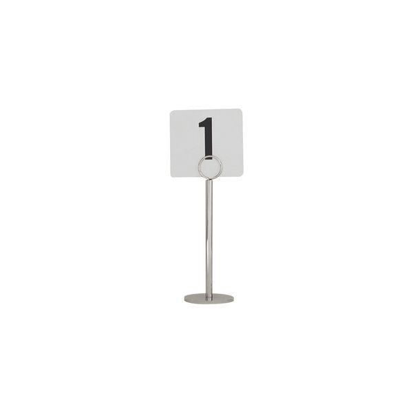 Trenton Table Number Stand (70mm 200mm - Silver)