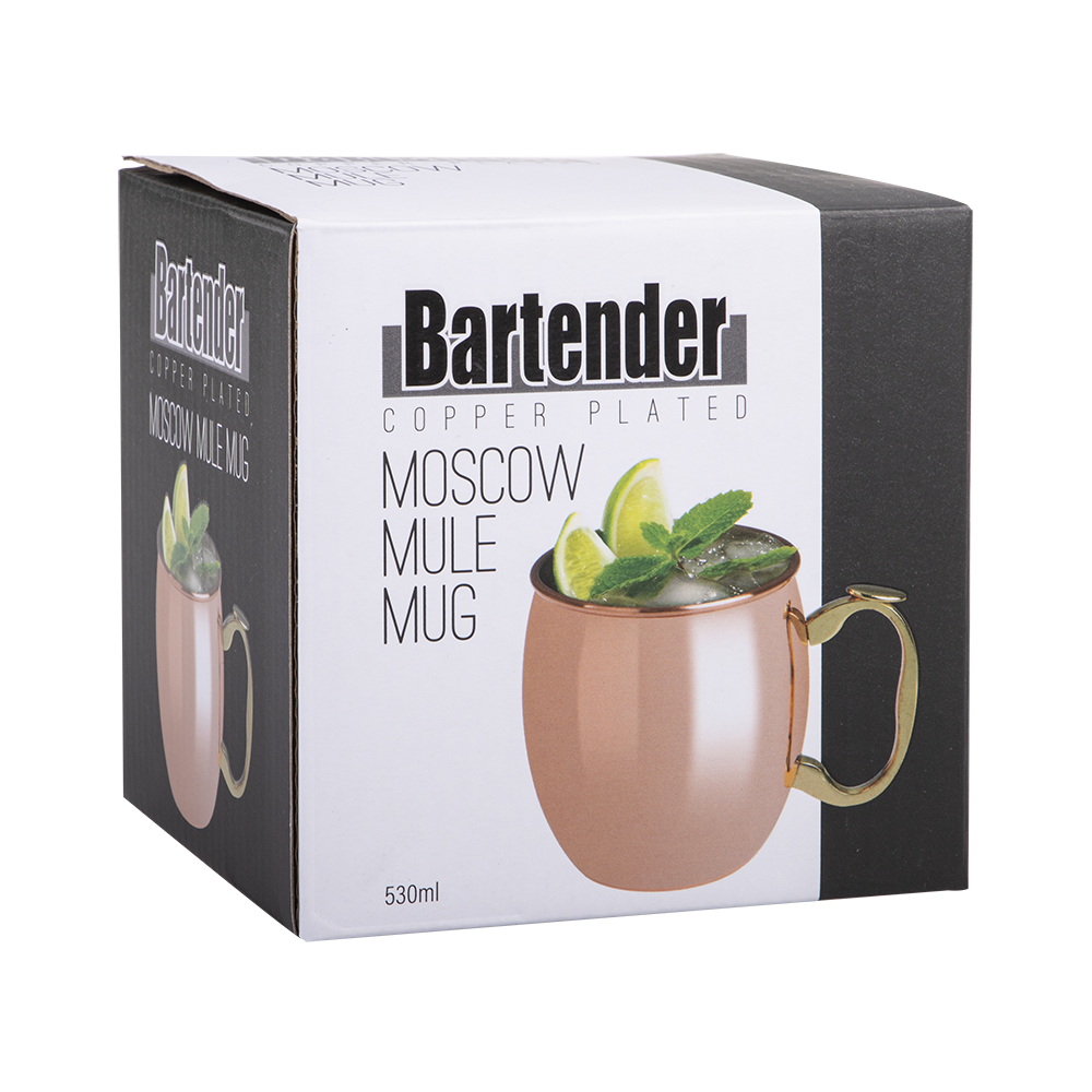 Bartender Moscow Mule Mug Copper Plated 530ml
