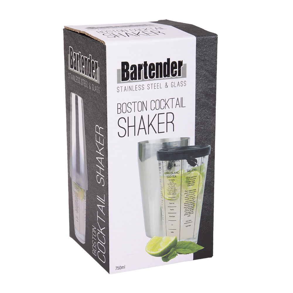 Bartender Boston Cocktail Shaker 750ml