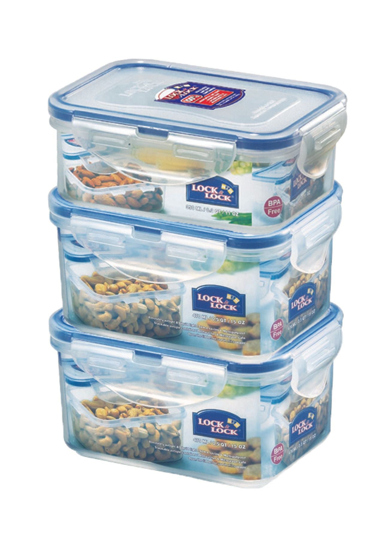 LocknLock Classic 3 Piece Set - 350ml / 470ml