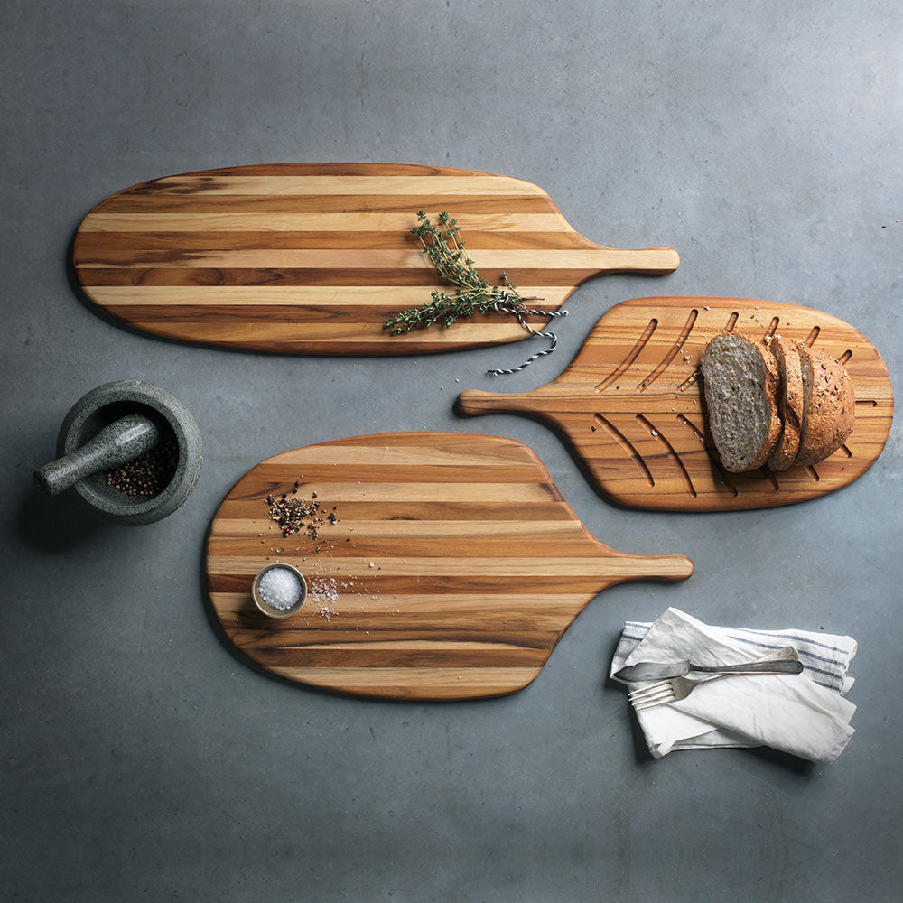 Teakhaus Canoe Bread Paddle Board 48X23X1.3cm