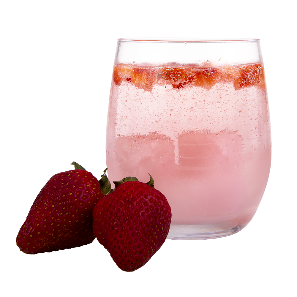 Bartender Rose Quartz Gin Stones Set 6 W/ Bag