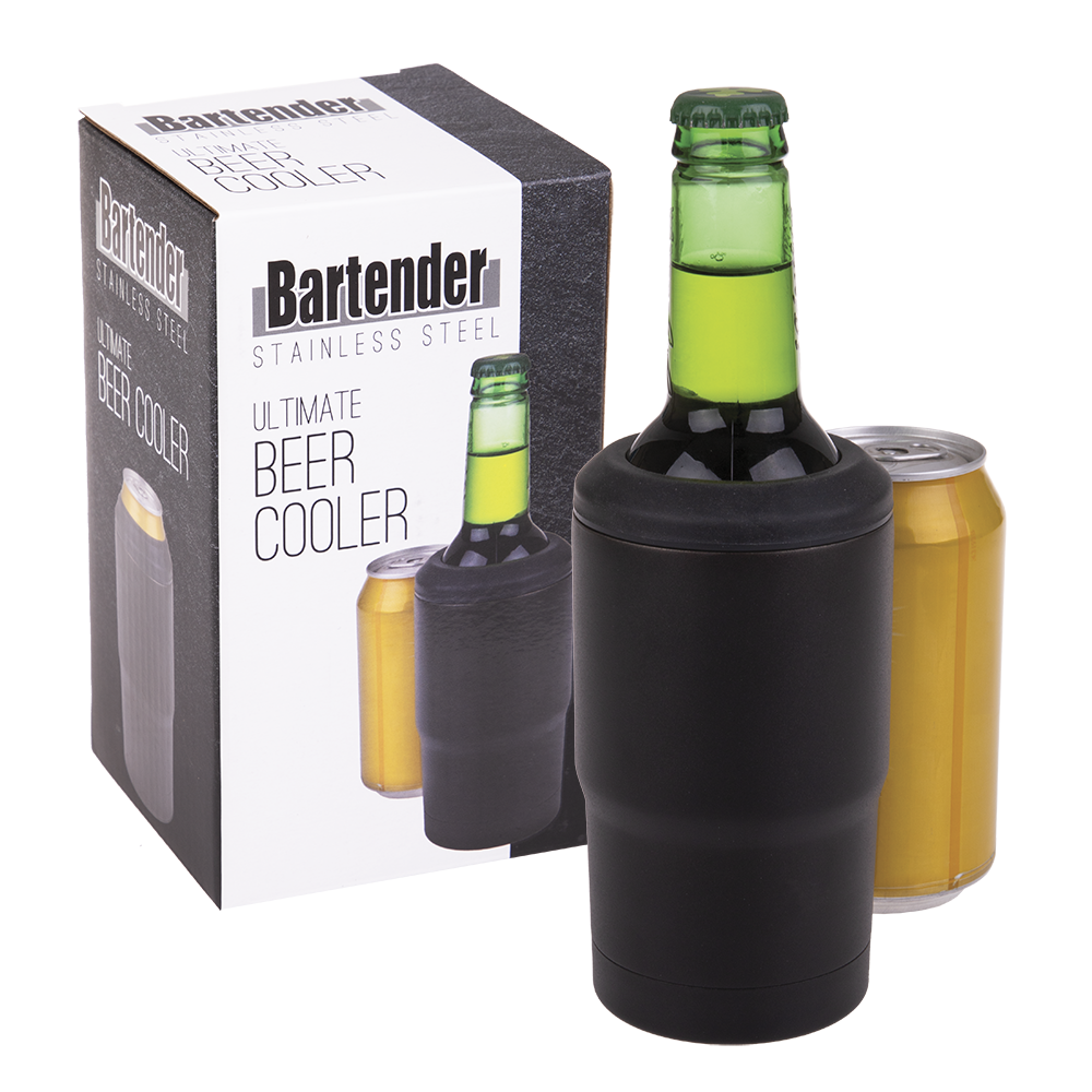 Bartender Stainless Steel Ultimate Beer Cooler - Matte Black