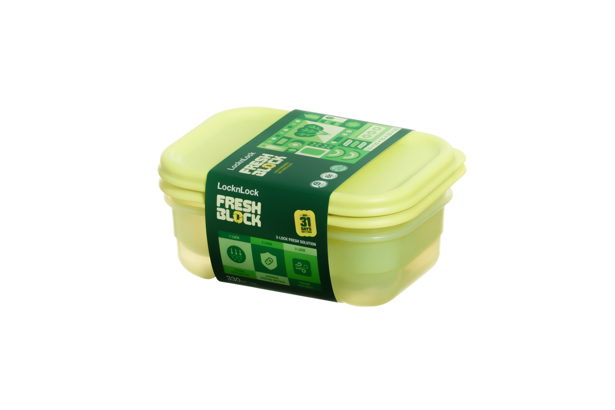 LocknLock Fresh Block 2 Piece Set - 330ml