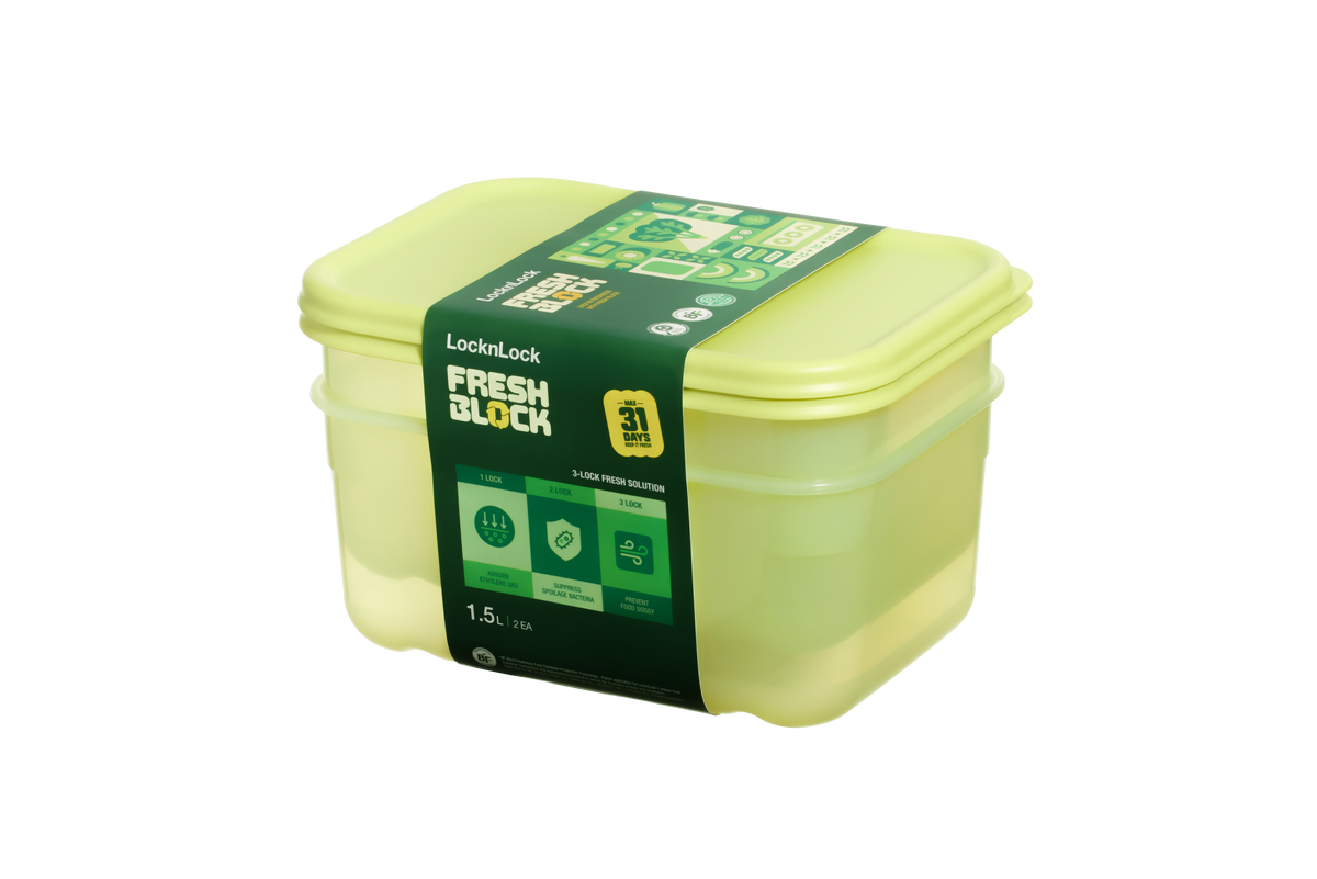 LocknLock Fresh Block 2 Piece Set - 1.5L