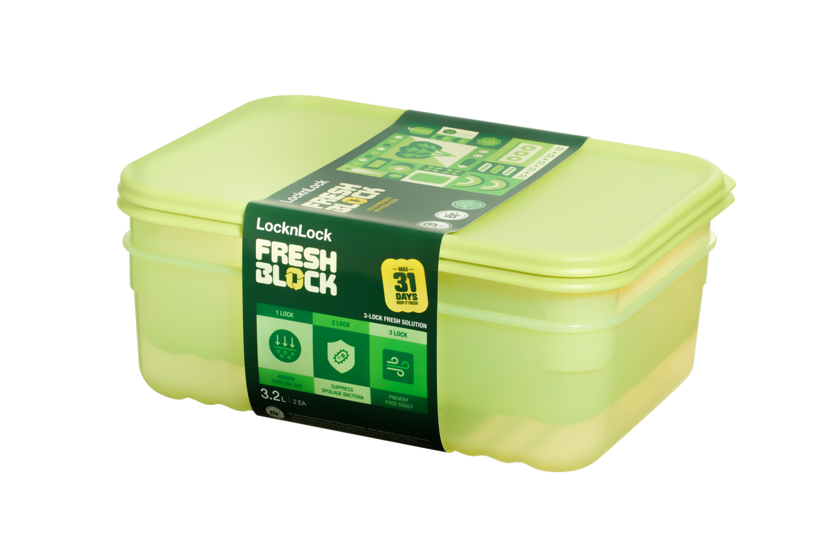 LocknLock Fresh Block 2 Piece Set - 3.2L