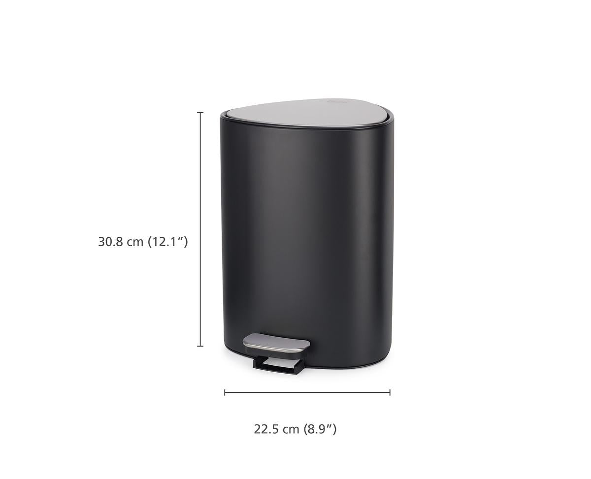 Joseph Joseph Easystore Steel 5-Litre Pedal Bin With Liner Storage