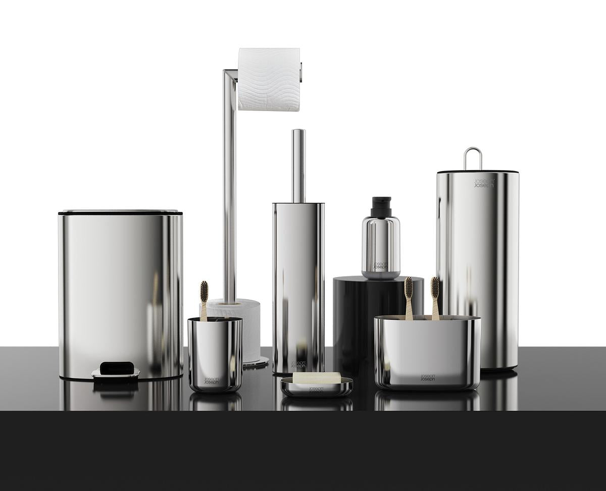 Joseph Joseph Easystore Luxe Stainless-Steel 5-Litre Pedal Bin With  Liner Storage