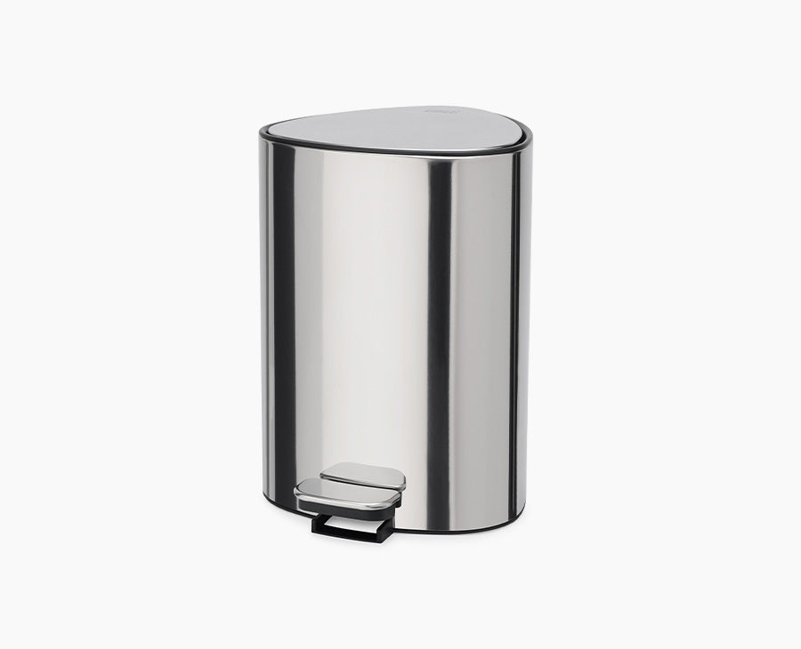Joseph Joseph Easystore Luxe Stainless-Steel 5-Litre Pedal Bin With  Liner Storage