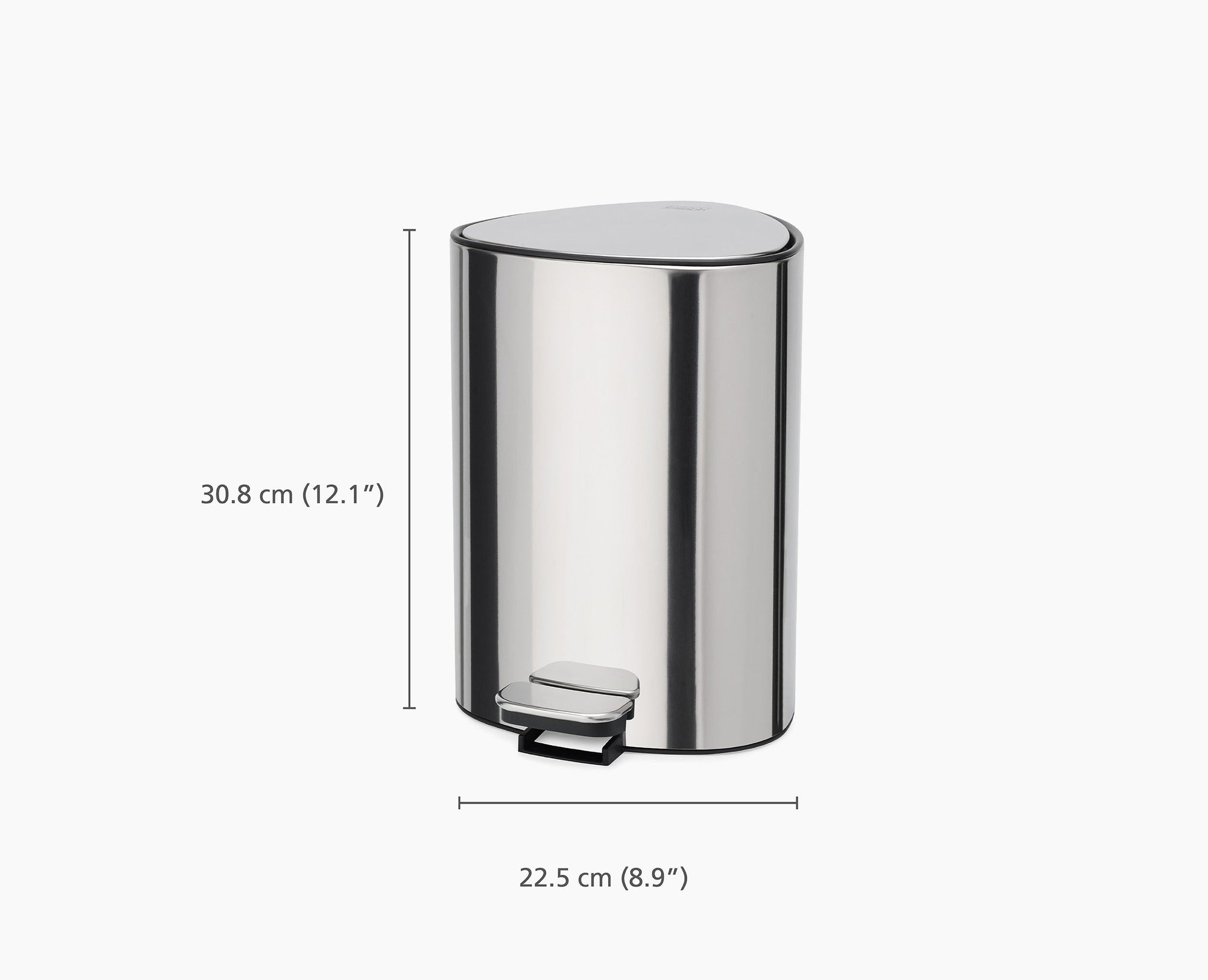 Joseph Joseph Easystore Luxe Stainless-Steel 5-Litre Pedal Bin With  Liner Storage