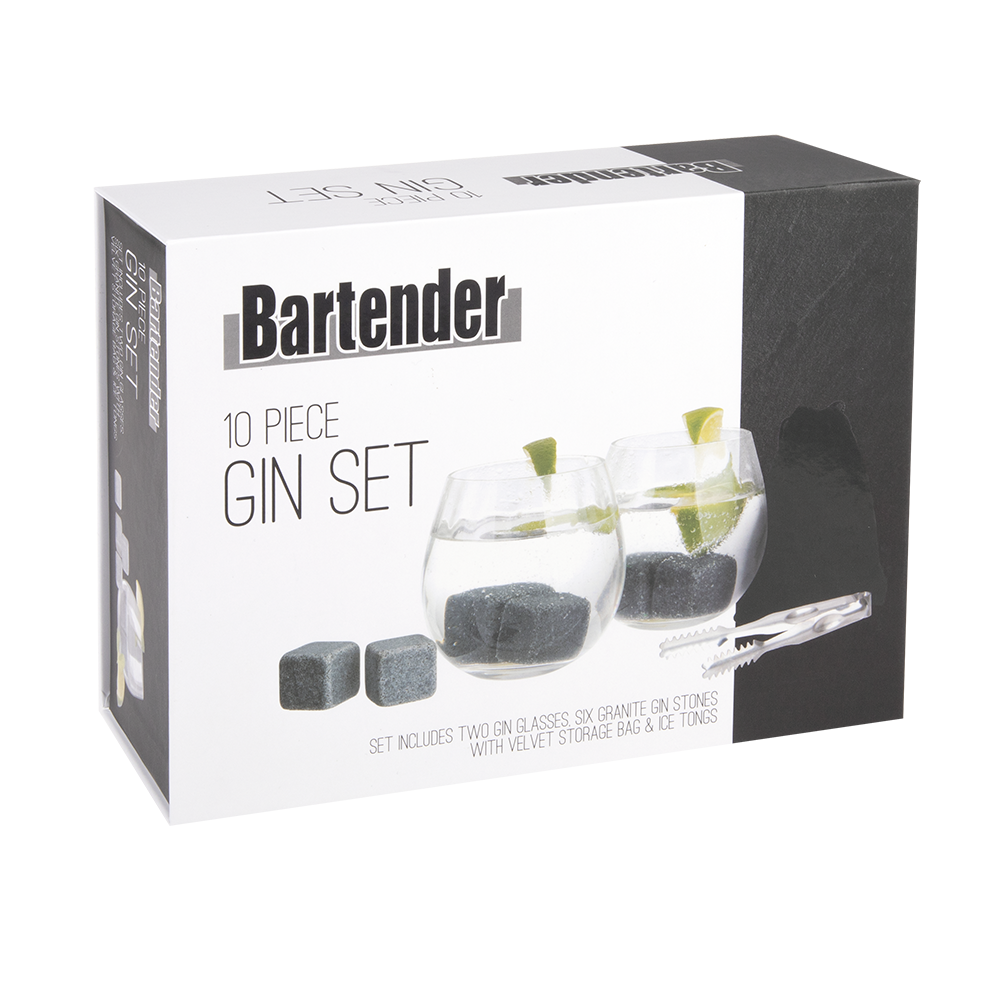 Bartender 10 Piece Gin Set