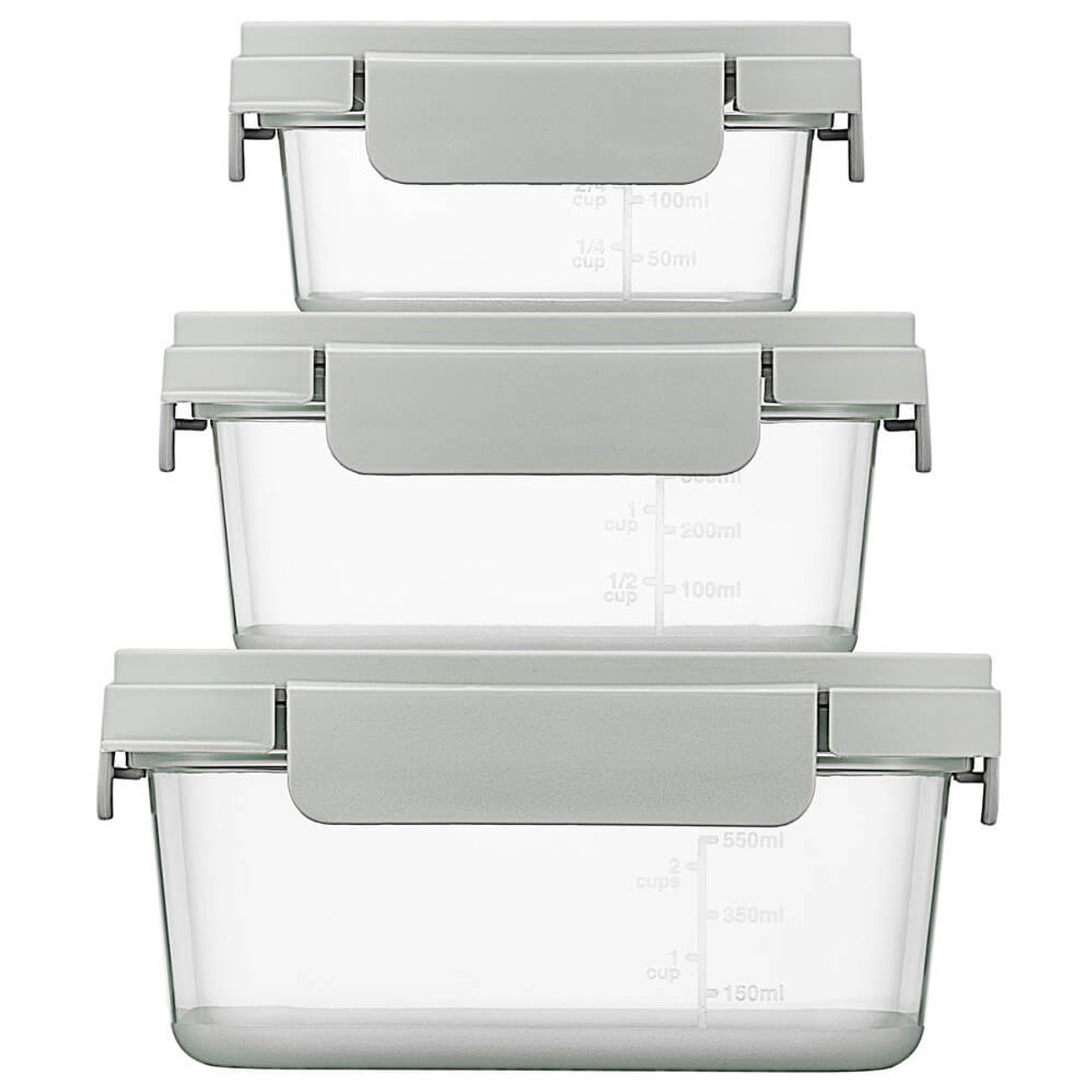 LocknLock Nestopia Food Container Set – 3 Piece (500ml / 920ml / 1.6L)