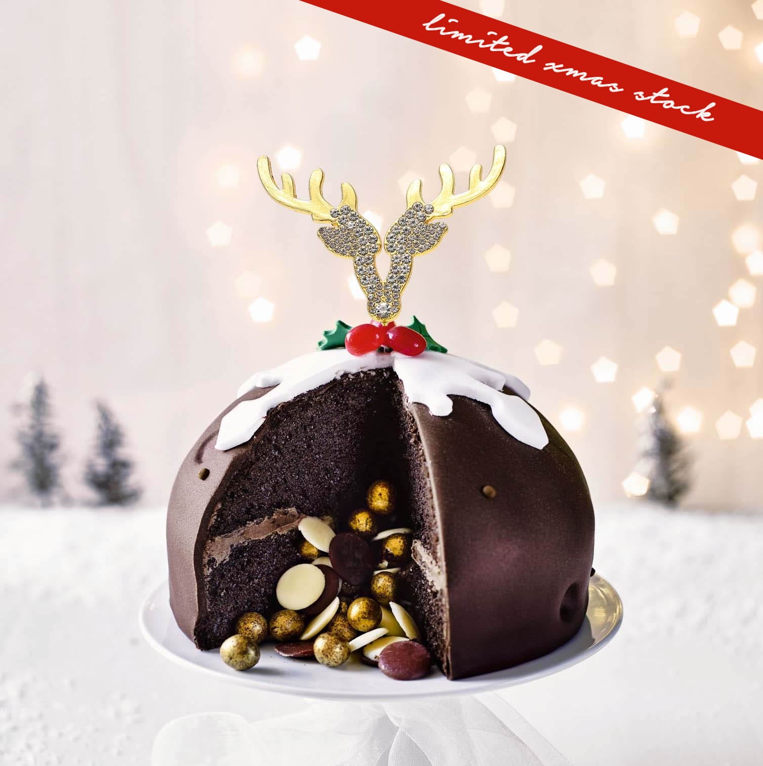 Sugar Crafty Diamante Gold Reindeer