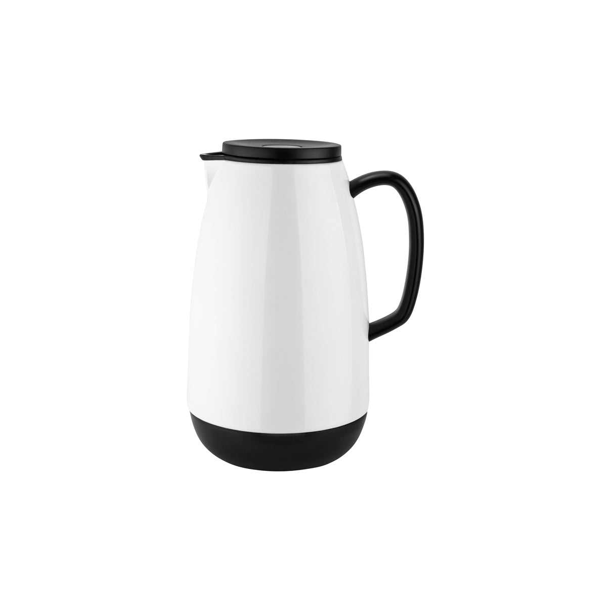 Chef Inox Event Vacuum Jug White & Glass Insert Push Lid 1.0L
