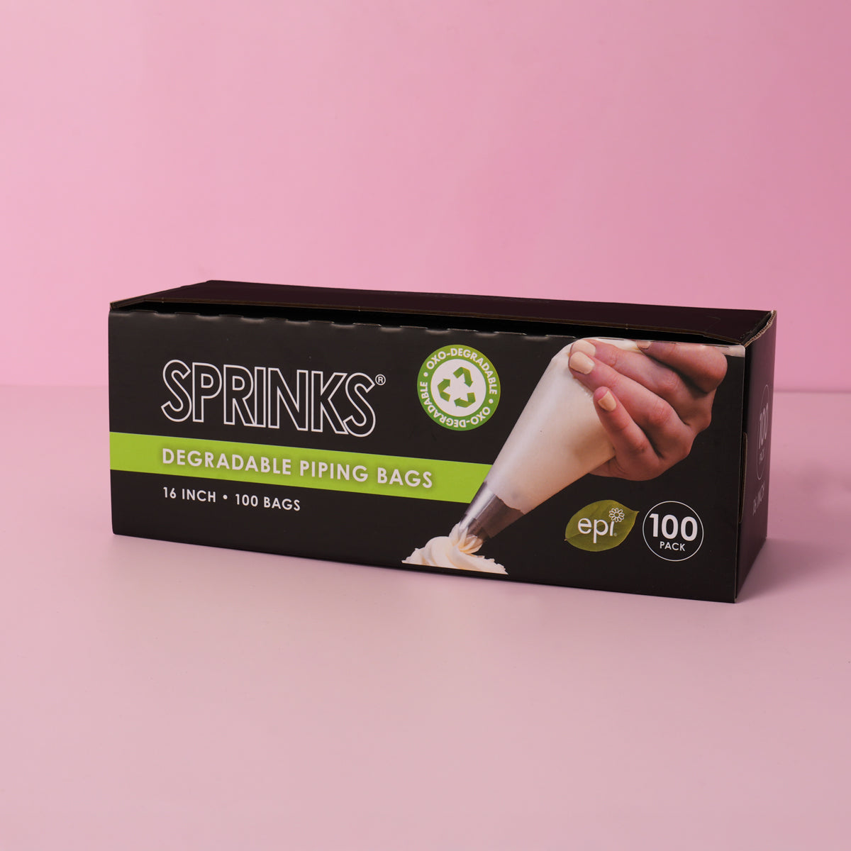 Sprinks Biodegradable Piping Bags 16in 100 Pack