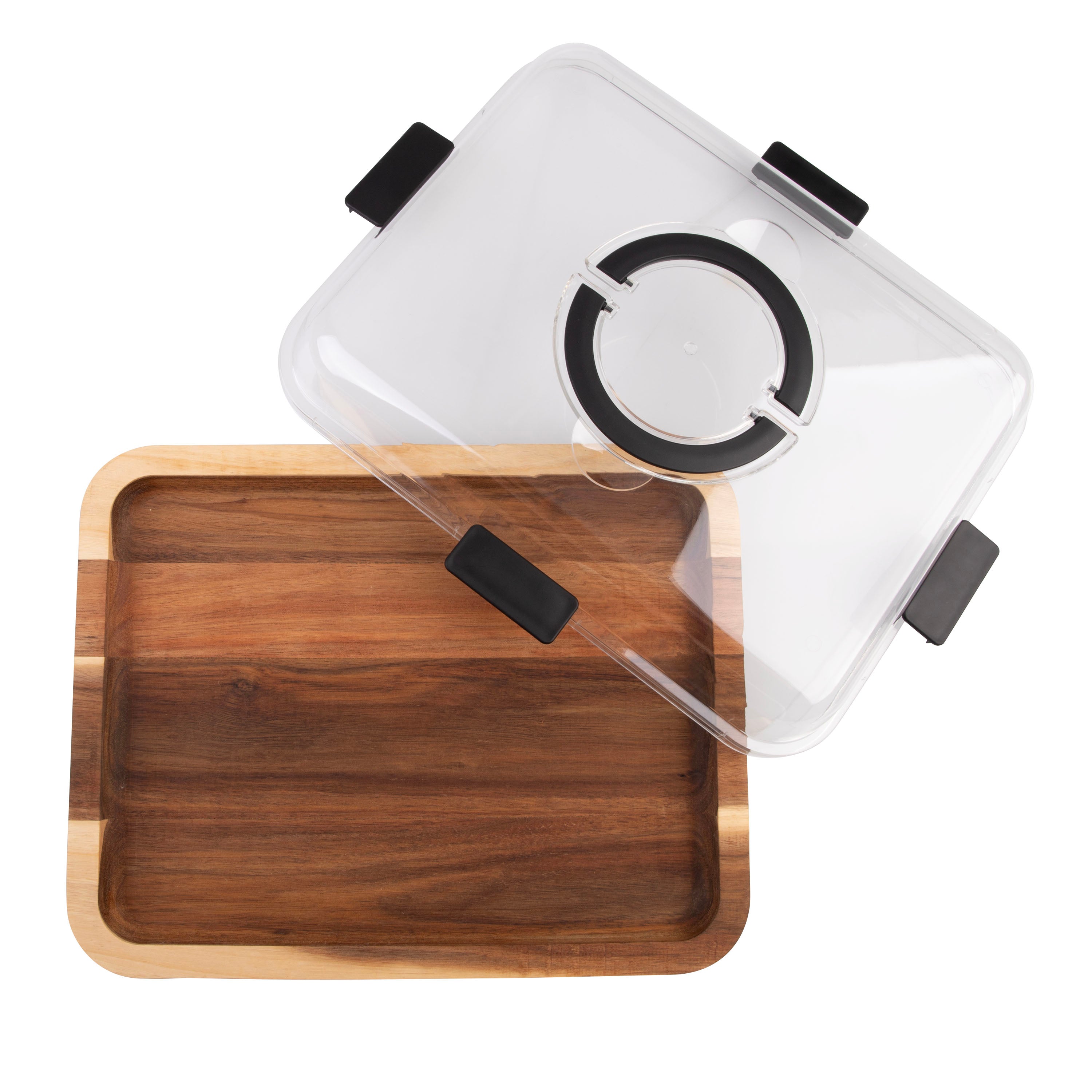 Alfresco Lane Acacia Grazing Platter with Lid 36 x 28.5cm