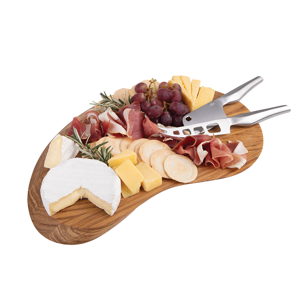 Alfresco Lane Stainless Steel Cheese Knives W/ Satin Finish Set 2