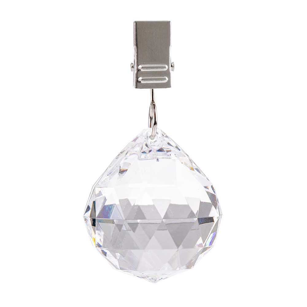 Alfresco Lane Acrylic Crystal Tablecloth Weights Set 4