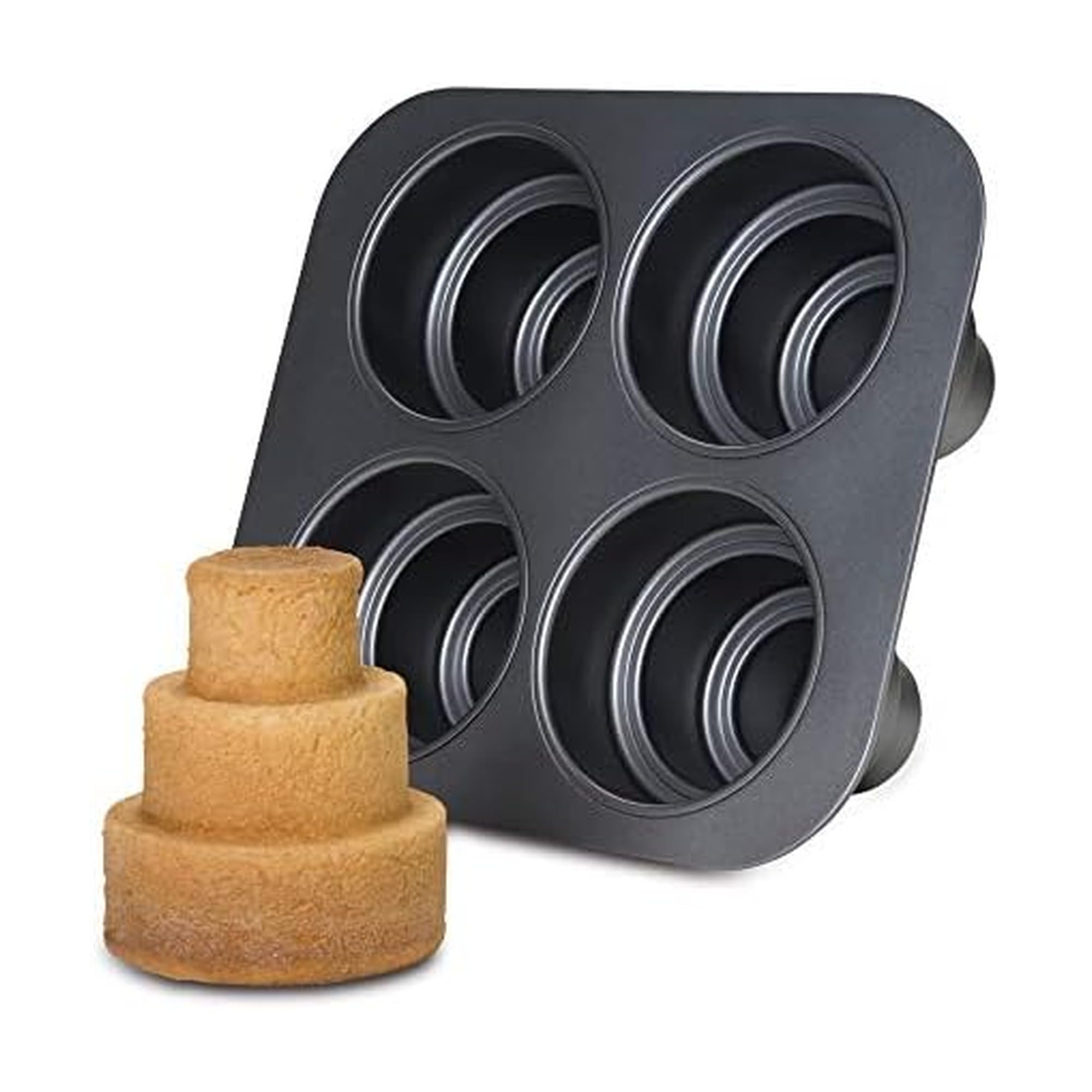 Chicago Metallic Multi-Tier Mini Cake Pan 4 Cavity