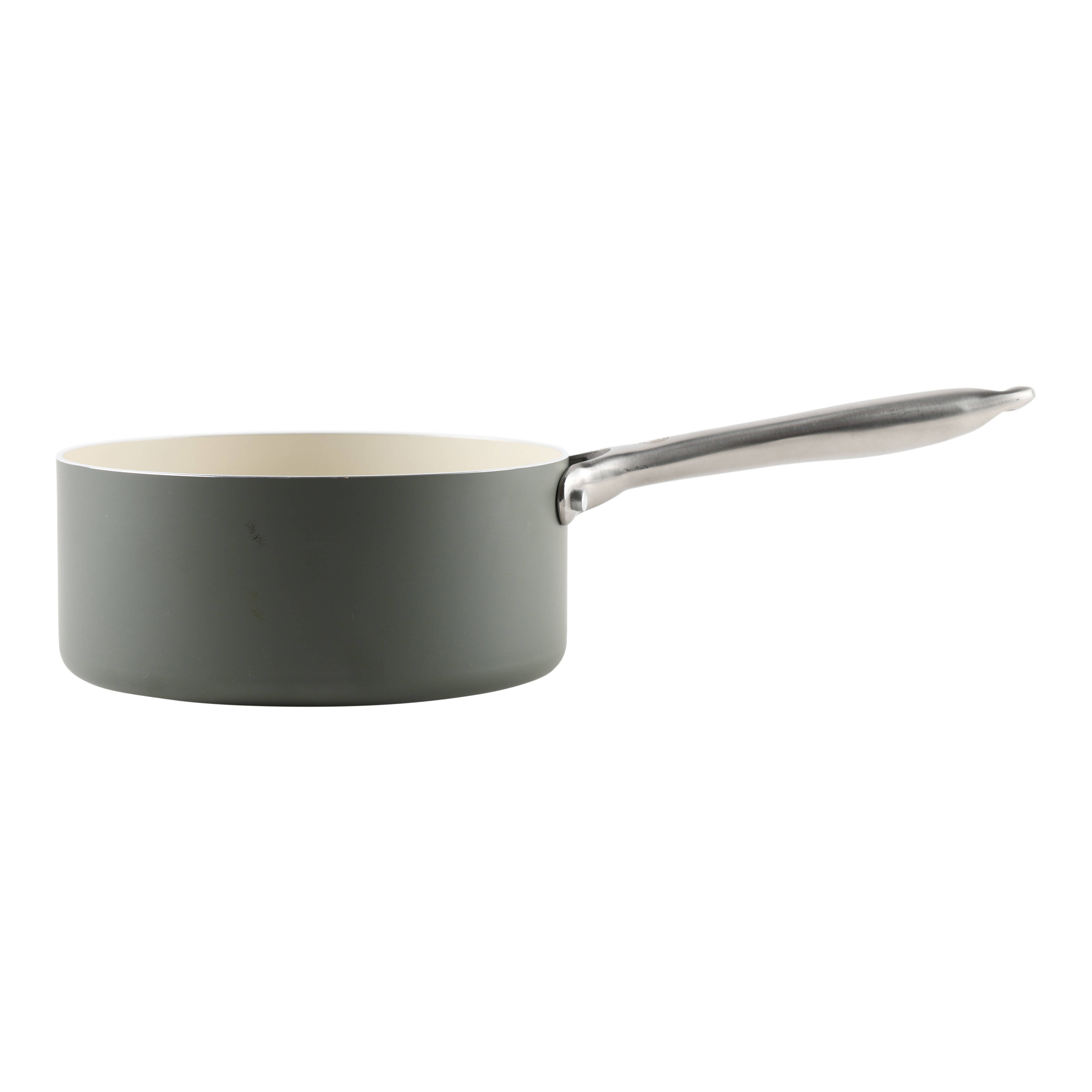 MasterChef Sage Elementa Saucepan with Lid 20cm Sage & Cream