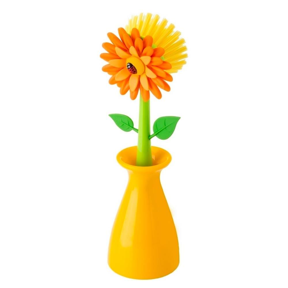 Dish Brush With Vase
