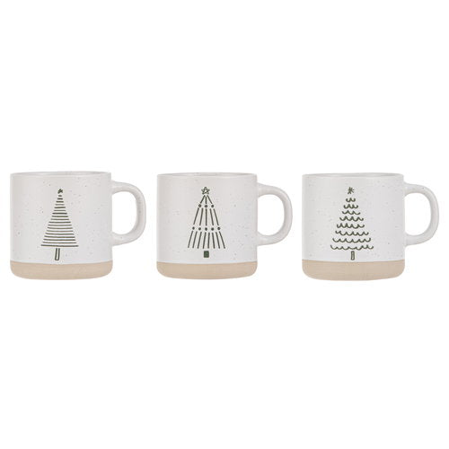 Ladelle Christmas Evergreen Assorted Mug