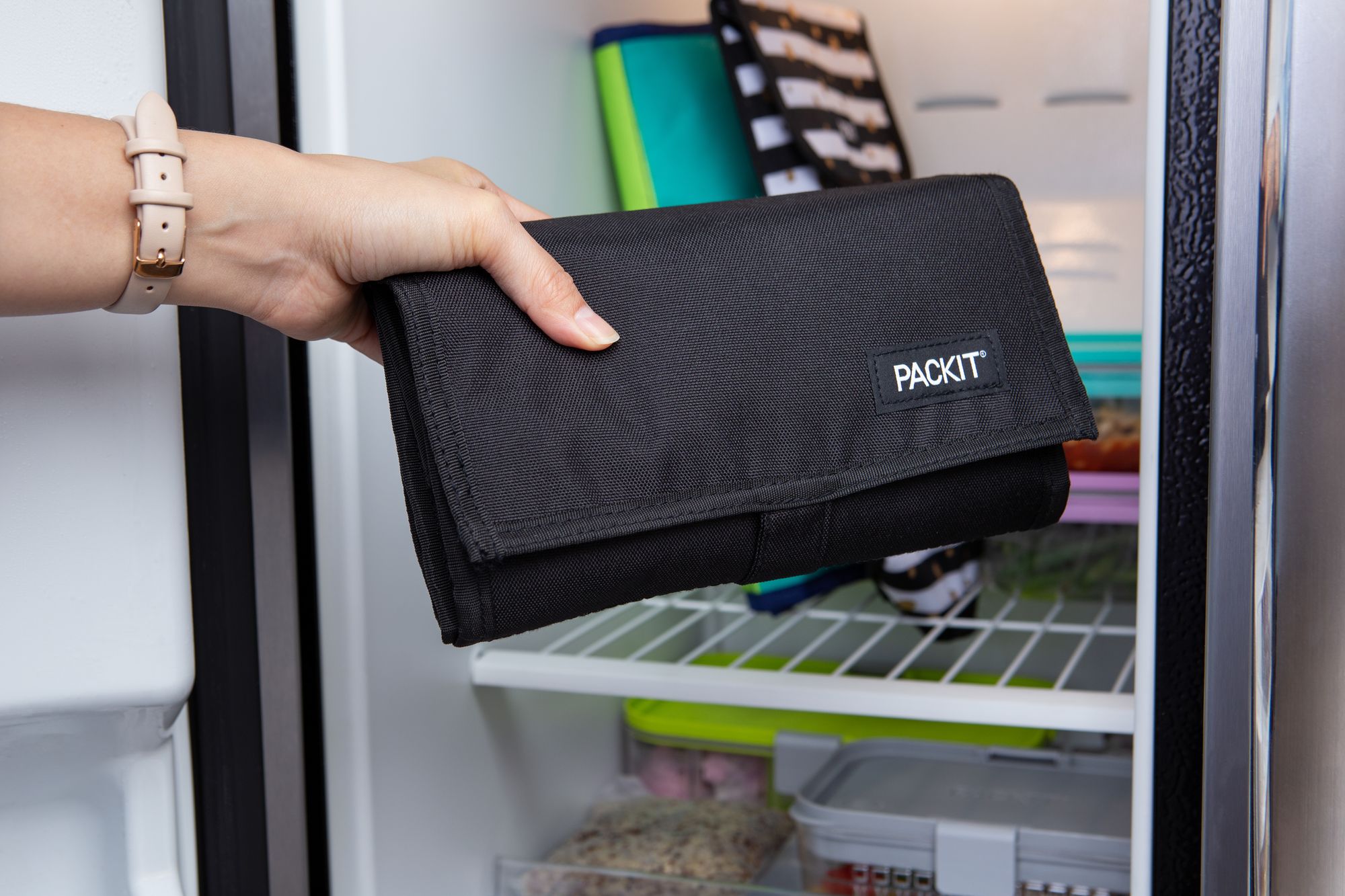 PackIt Freezable Lunch Bag - Black