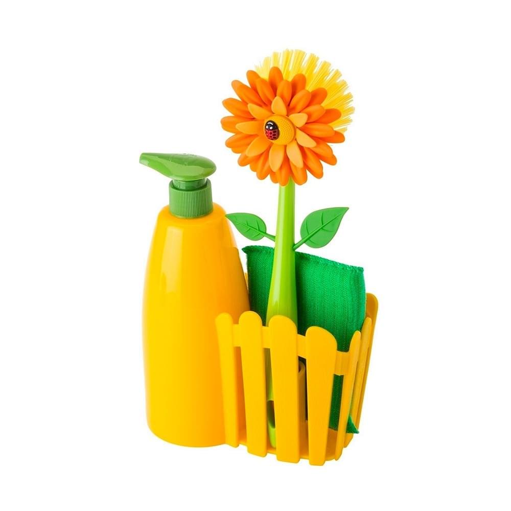 Vigar Flower Power 3pc Sink Caddy Set + Dispenser