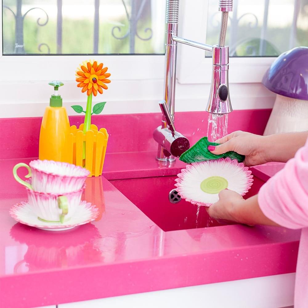 Vigar Flower Power 3pc Sink Caddy Set + Dispenser