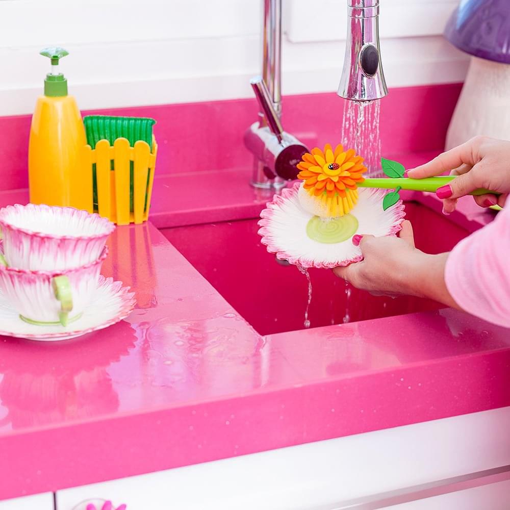 Vigar Flower Power 3pc Sink Caddy Set + Dispenser
