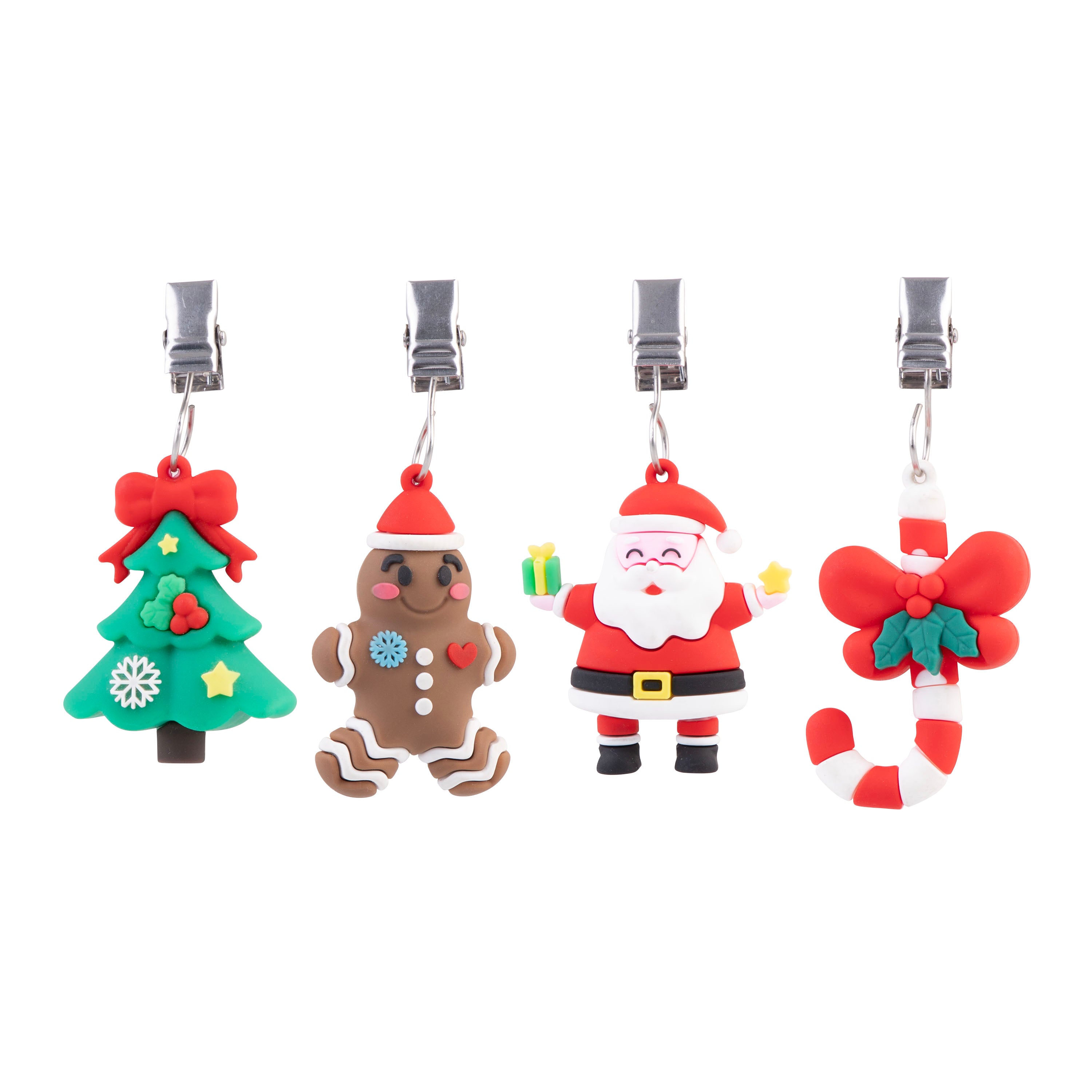 Alfresco Lane Tablecloth Weights – Christmas, Set of 4