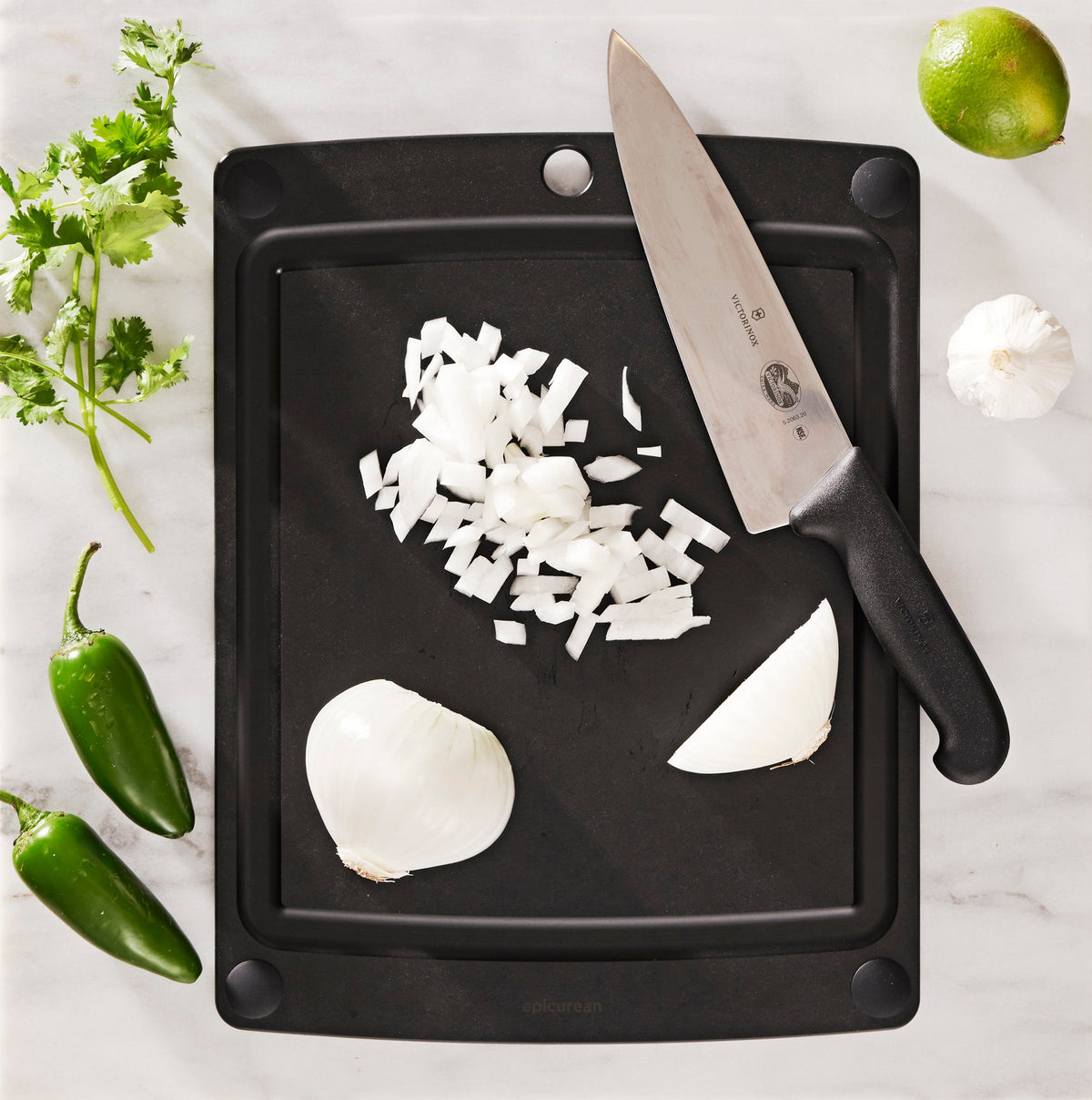 Epicurean All-in-One Series Cutting Board 37x28.5cm Slate
