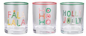 Ladelle Fa La La Mixed Pack Sayings Tumbler