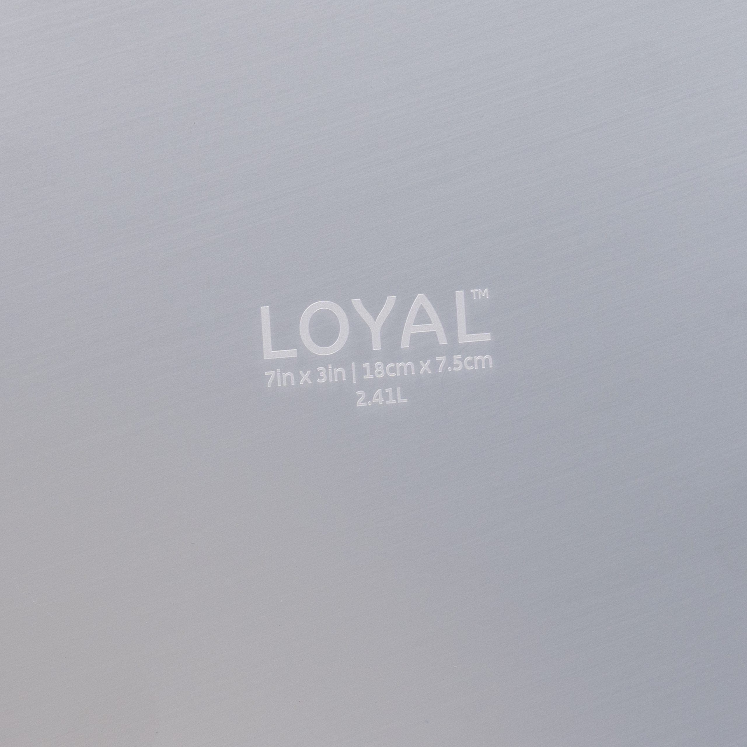 LOYAL Elite Anodised Square Cake Tin 7 Inch