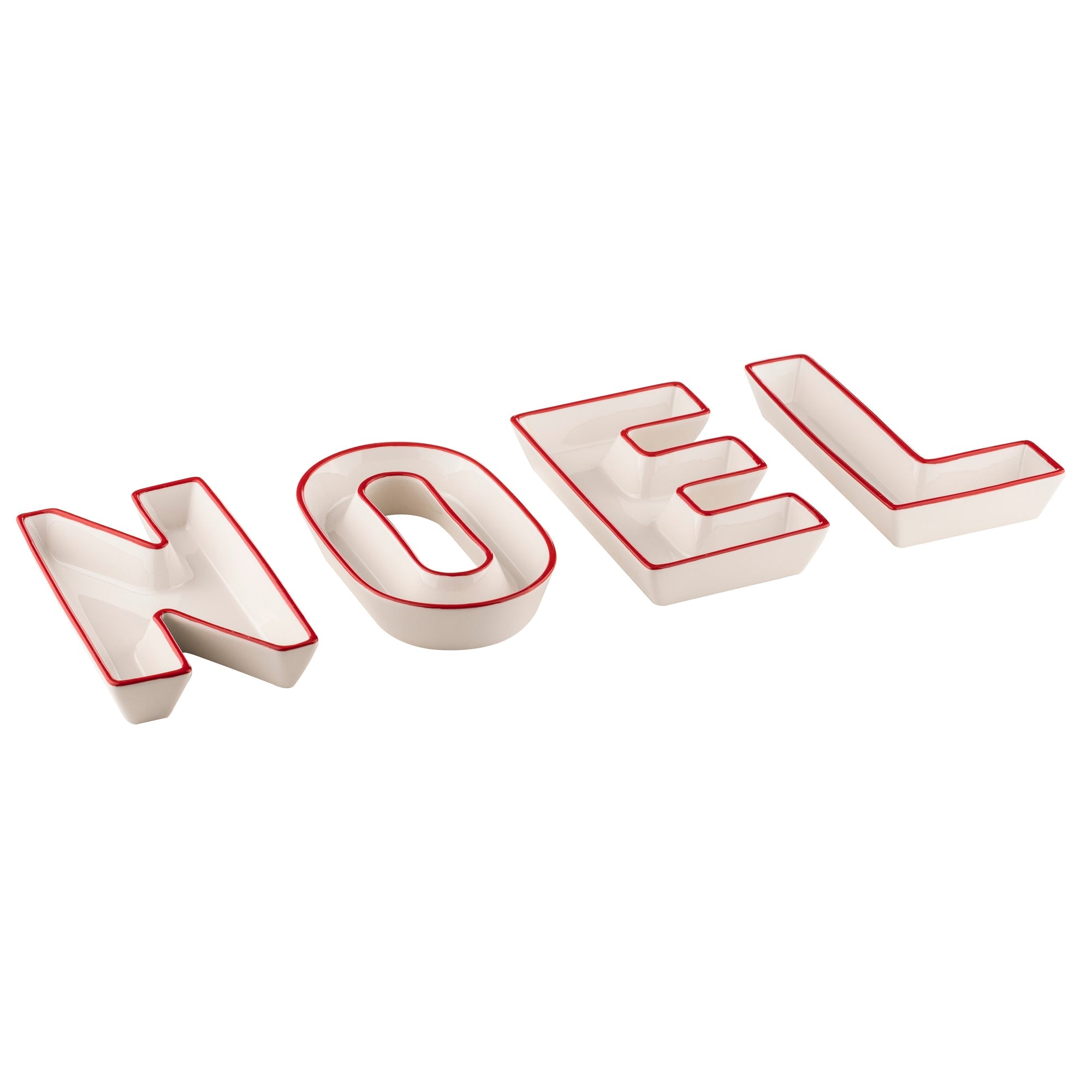 Ladelle Letters Noel 4pc Bowl Set