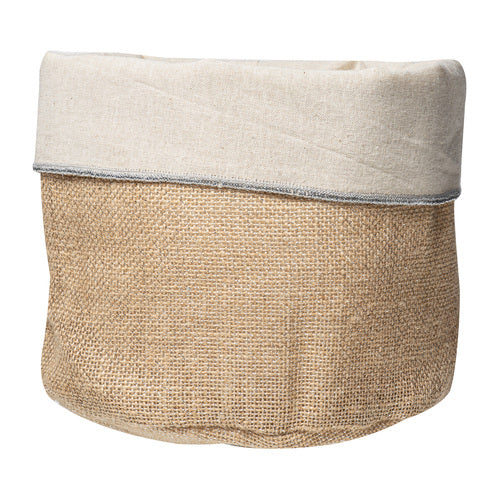 Ladelle Starry Silver Lurex Jute Basket